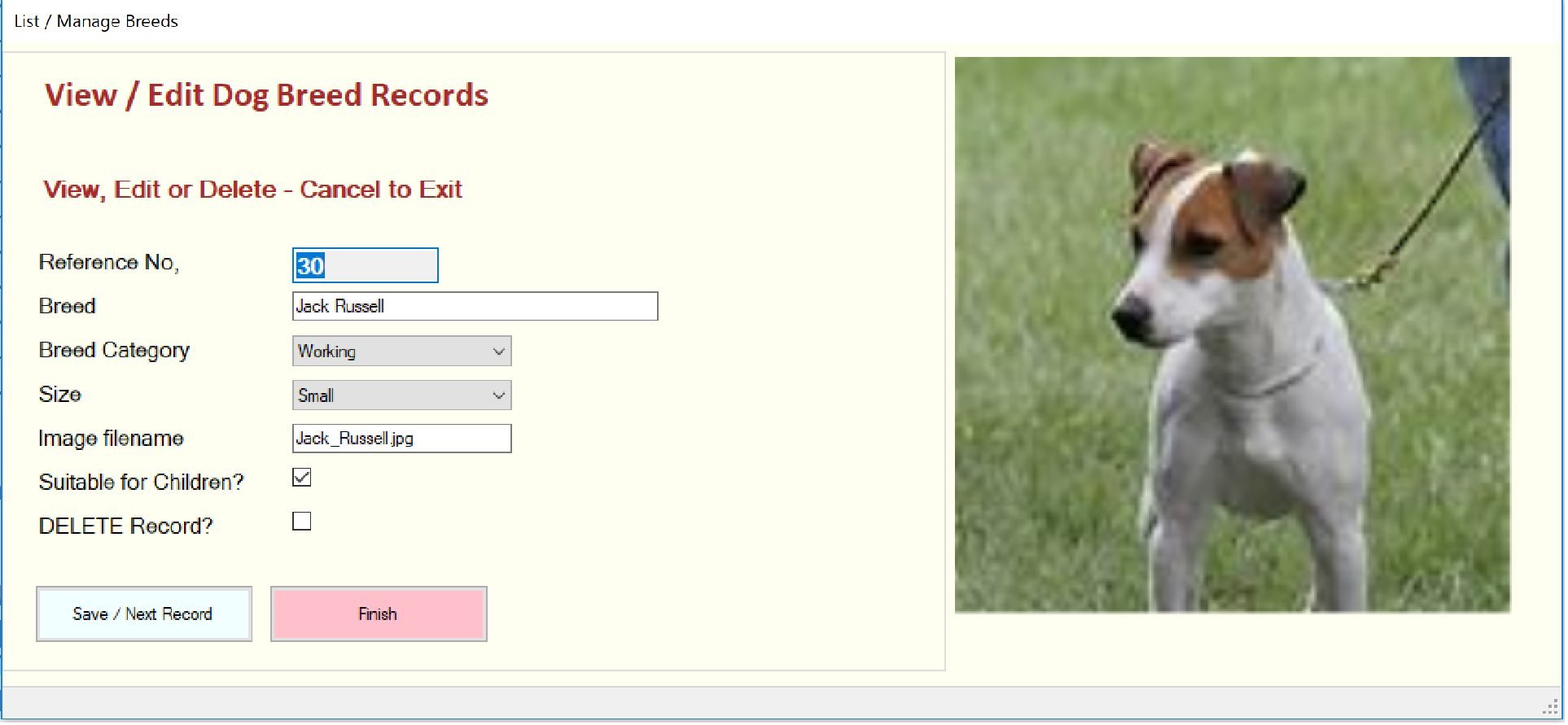 KBL INPUT commands example 2