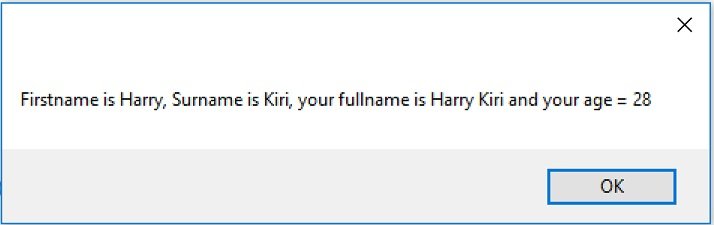 Parameters in a text string