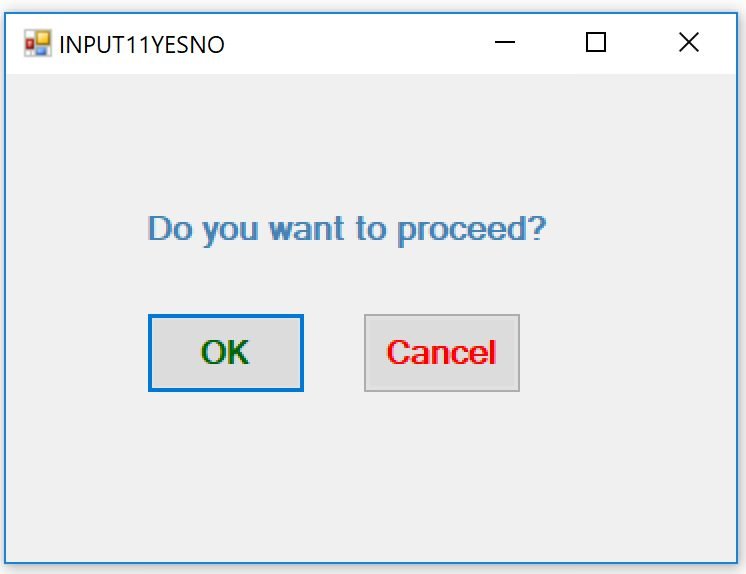 Standard.Input.YESNO box